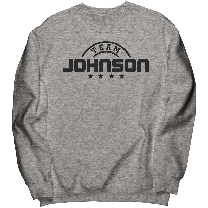 Team Johnson Gildan Crewneck Sweatshirt - HM Success Unlimited, LLC