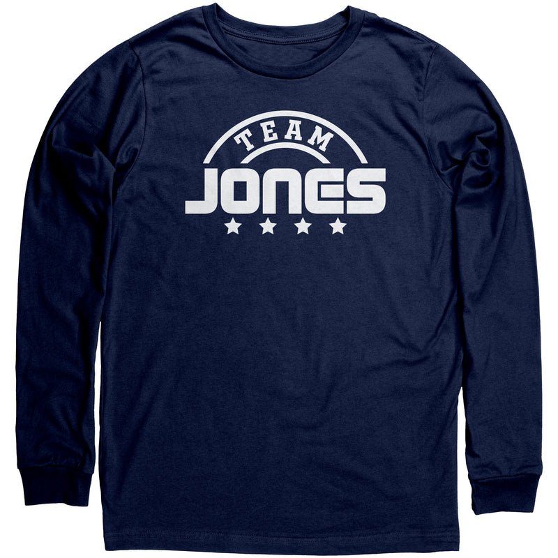 Team Jones Canvas Unisex Long Sleeve Shirt - HM Success Unlimited, LLC