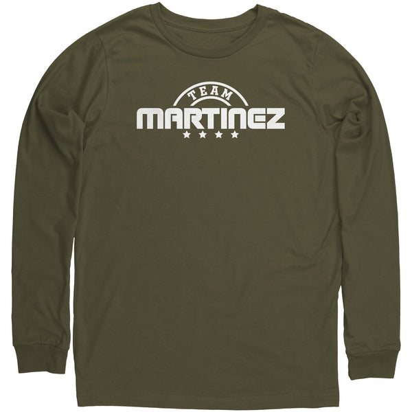 Team Martinez Canvas Unisex Long Sleeve Shirt - HM Success Unlimited, LLC