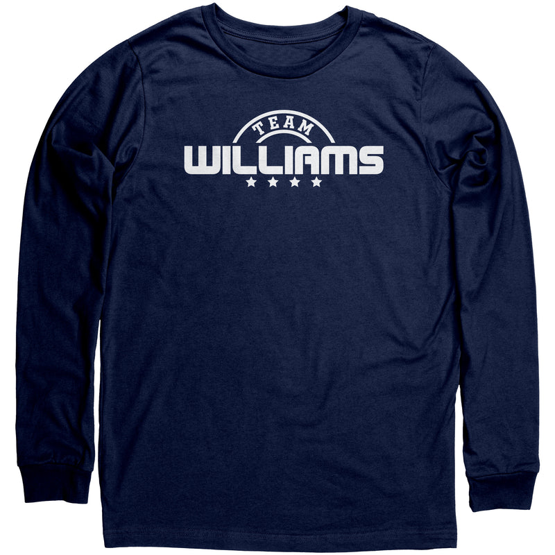 Team Williams Canvas Unisex Long Sleeve Shirt - HM Success Unlimited, LLC